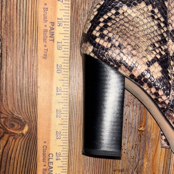 Sam Edelman Rylan Boots Snake skin Heeled Boots sold at Anthropologie 8.5 - Picture 4 of 8